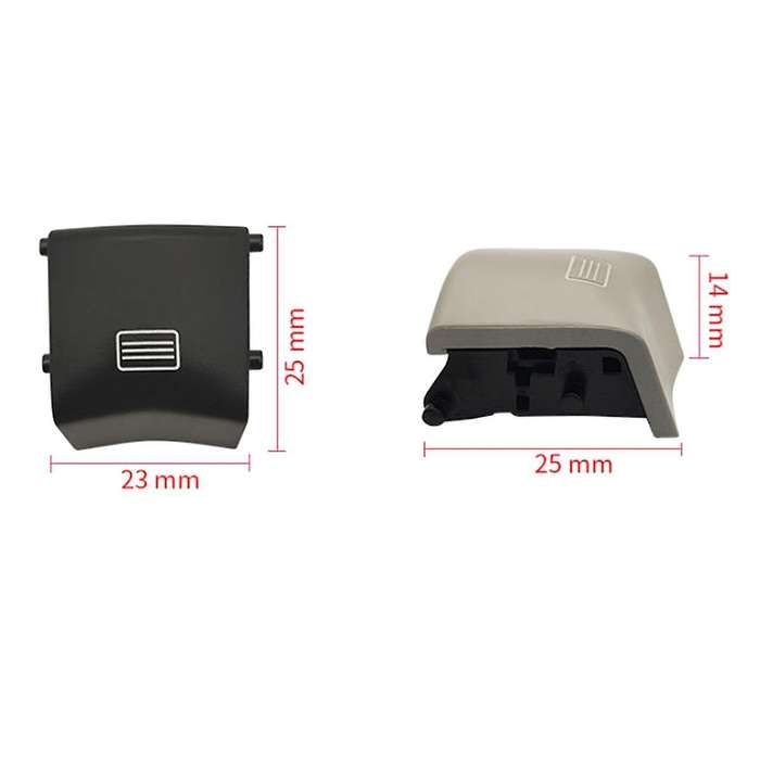 Car Sunroof Window Switch Button Cover Indoor Ceiling Light Switch for ML G W166 W292 W463 Grey