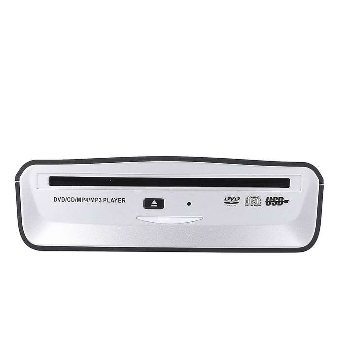 Car SUV External Stereo Radio Dish Box CD/DVD Player USB Interface for Player Radio Accessories ,Bl