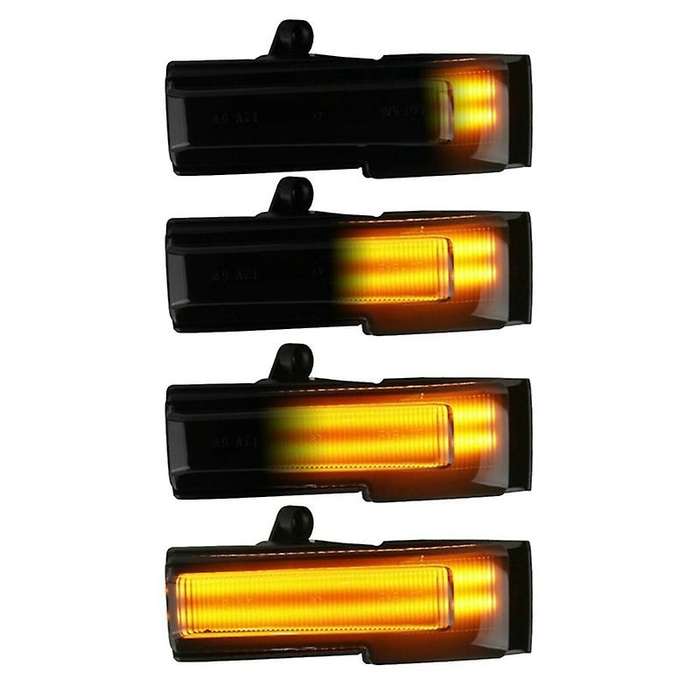 Car Switchback Dynamic Led Flow of Light Side Mirrors Turn Signal Lights for 2015-2019 Fl3Z-13B375-A