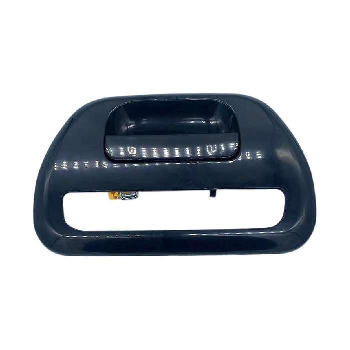 Car Tail Gate Cover Plate Rear Gate Cover Bright Black Outside Handle for Triton L200 2006-2015 Mn1