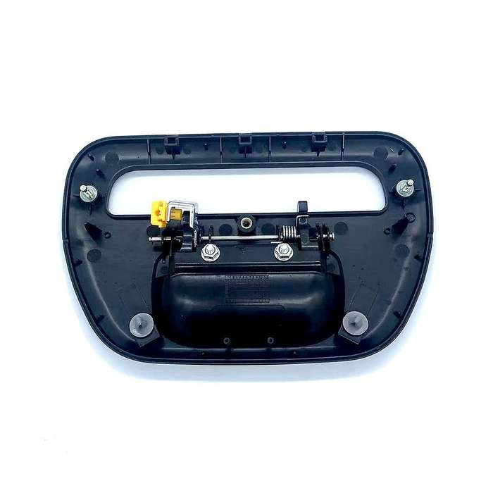 Car Tail Gate Cover Plate Rear Gate Cover Bright Black Outside Handle for Triton L200 2006-2015 Mn1