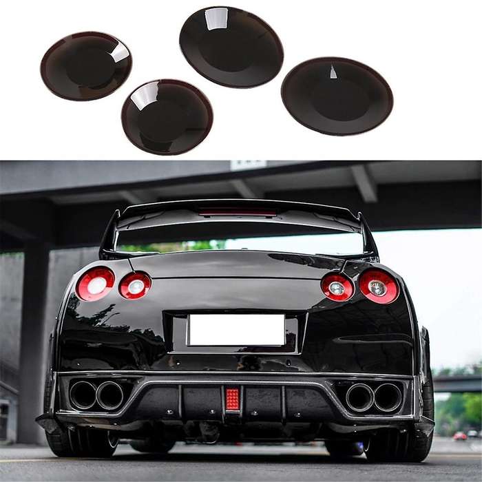 Car Tail Light Shade Rear Brake Light Signal Lamp Indicator Protection Cover Accessories for R35 20