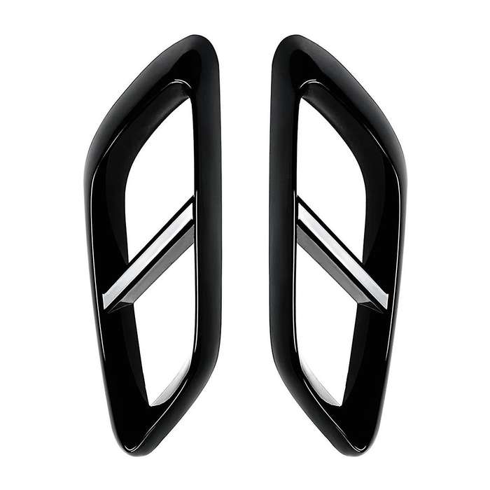 Car Tail Throat Decor Frame for - E W214 2024+ Car Exhaust Pipe Trim Cover Stickers Glossy Black