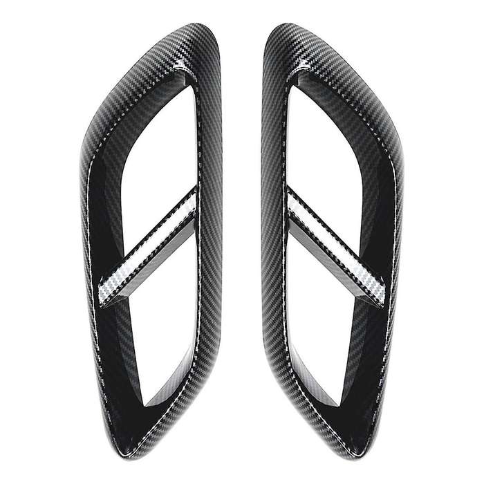 Car Tail Throat Decor Frame for E W214 2024+ Car Exhaust Pipe Trim Cover Stickers Carbon Fiber Patt