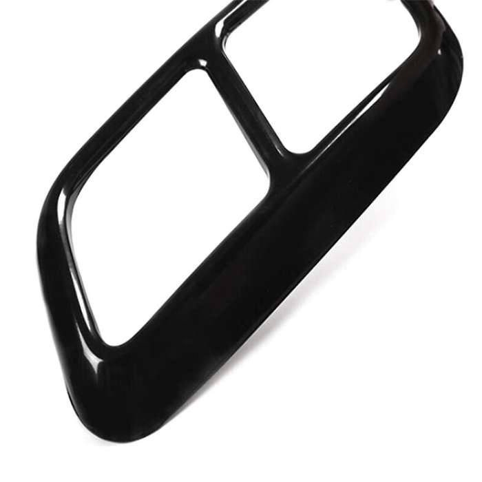 Car Tail Throat Trim for Sport 2018-2022 Exhaust Pipe Cover Tail Pipe Cover Trim Gloss Black