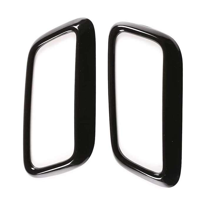 Car Tail Throat Trim for Sport 2018-2022 Exhaust Tail Pipe Cover Trim Single Frame Gloss Black