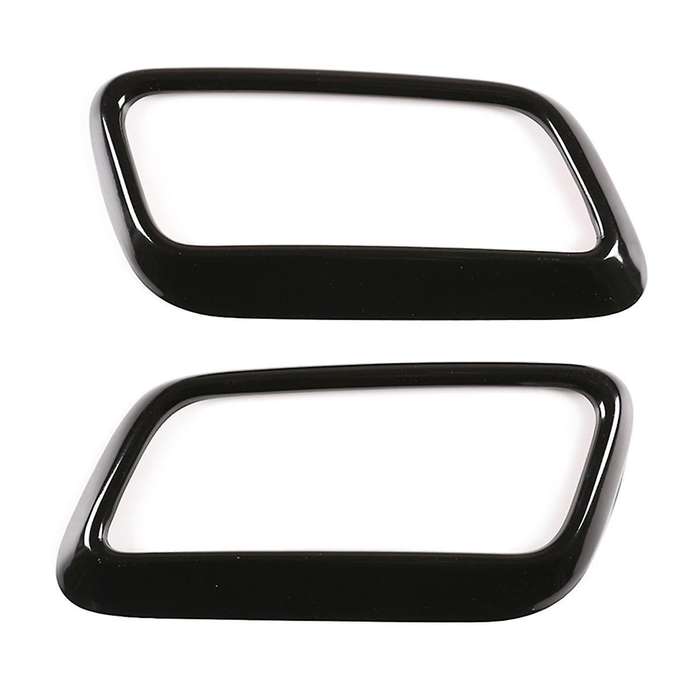 Car Tail Throat Trim for Sport 2018-2022 Exhaust Tail Pipe Cover Trim Single Frame Gloss Black