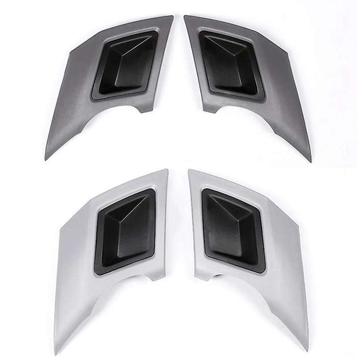 Car Tail Throat Exhaust Plate Protection Cover Trim for 5 S/se/ Lr5 2017-2020 L462(silver)