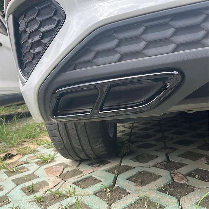 Car Tail Throat Trim Frame Exhaust Pipe Exterior Accessories for A3 8y Sportback Sedan 2021+ B