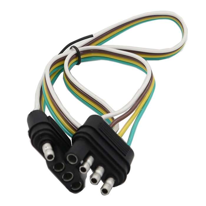 Car Taillight Power Cable 4-Pin American Trailer Harness 4Hole SAE Adapter Trailer Cable Trailer Lig