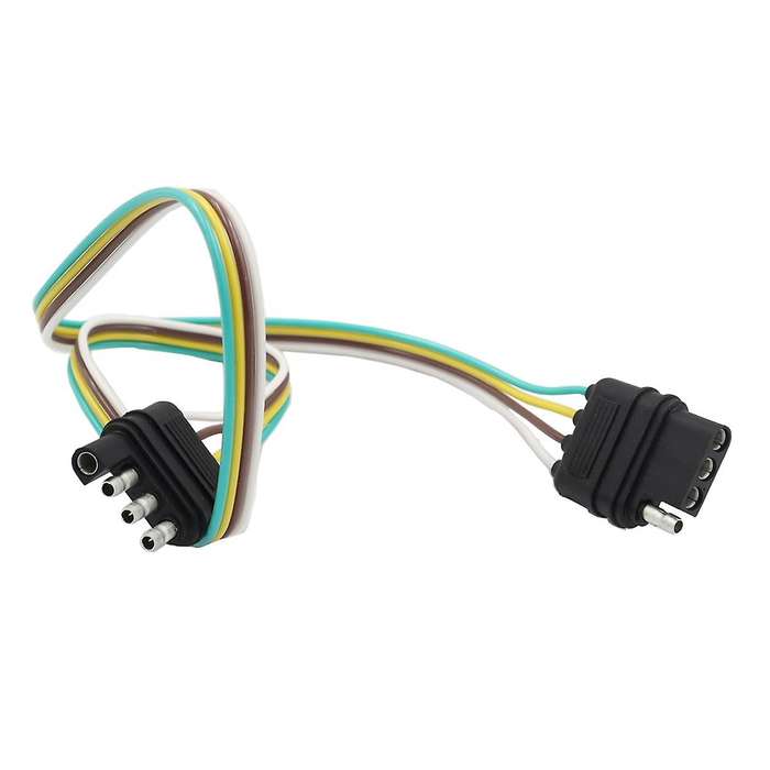 Car Taillight Power Cable 4-Pin American Trailer Harness 4Hole SAE Adapter Trailer Cable Trailer Lig