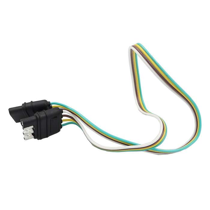 Car Taillight Power Cable 4-Pin American Trailer Harness 4Hole SAE Adapter Trailer Cable Trailer Lig