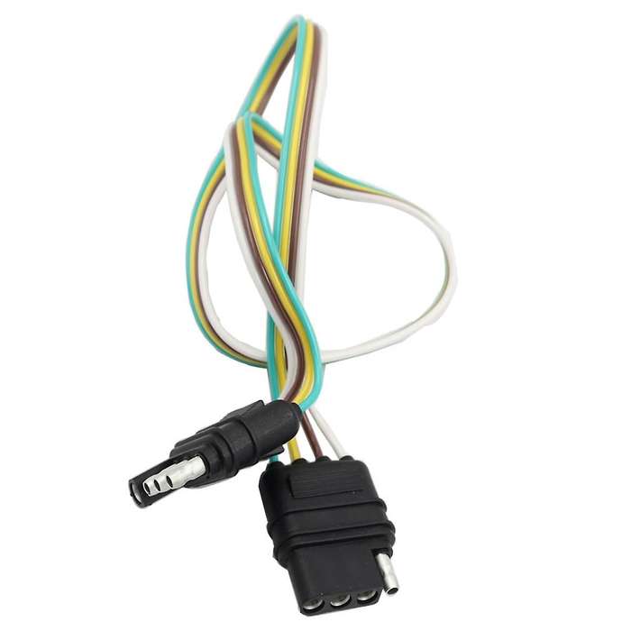 Car Taillight Power Cable 4-Pin American Trailer Harness 4Hole SAE Adapter Trailer Cable Trailer Lig