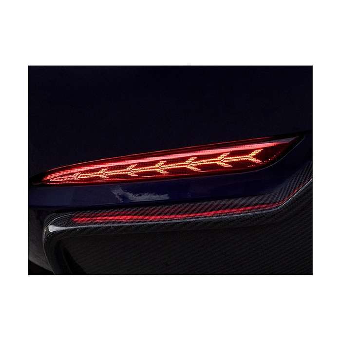 Car Taillight Led Fog Light Anti-collision Turn Signal Led Bumper Light for Model Y