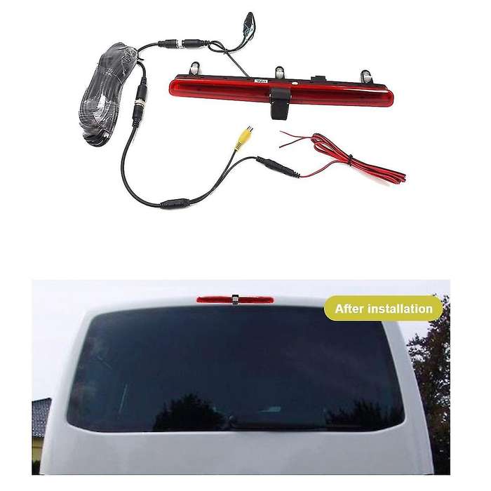 Car Third 3rd Brake Lamp Camera for T5 Single Door After 2016.5- High Tail Light Reversing Rear View