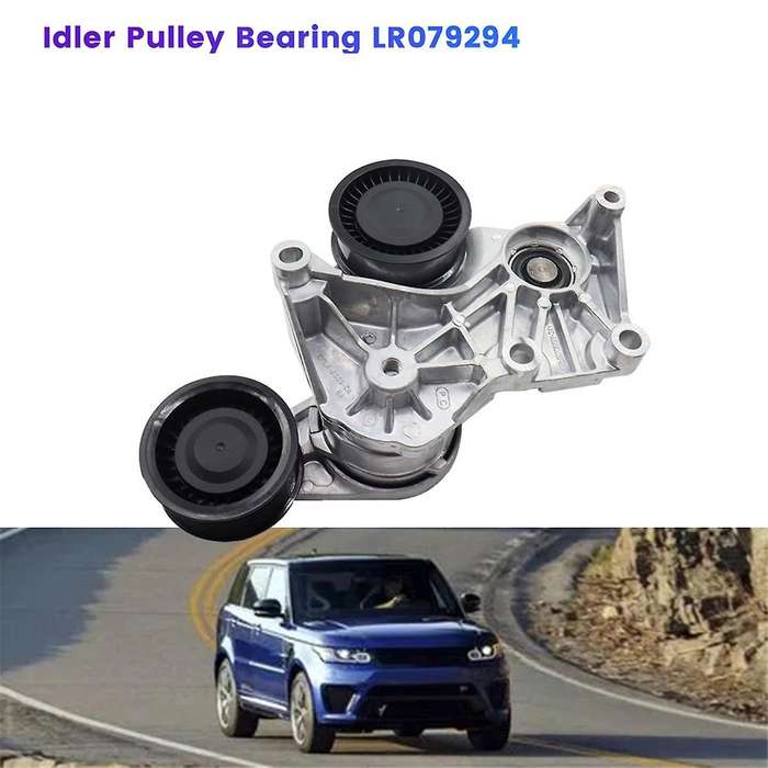 Car Timing Tensioner Bracket Idler Pulley Bearing LR079294 for Land Sport LR4 2013-