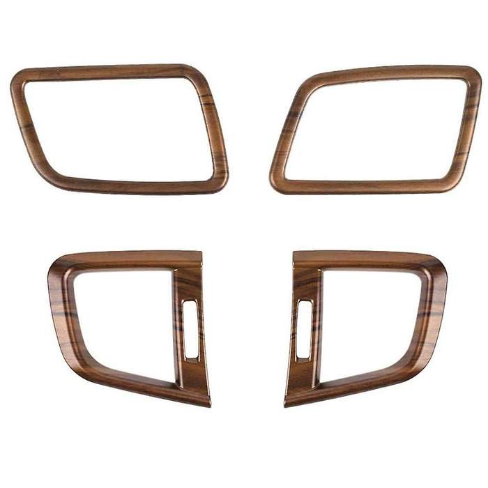 Car Trims Side Wind Outlet Decoration Peach Wood Grain Stickers for -V 2017 2018 2019 2020