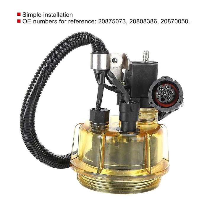 Car Truck Engine Fuel Filter Heating Oil Water Separator R20P 20875073 20808386 20870050