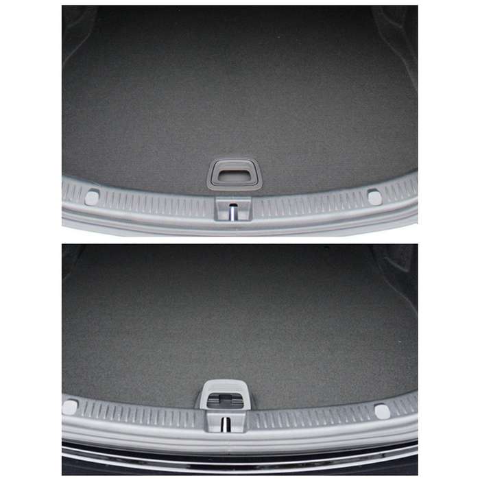 Car Trunk Mat Floor Handle Cover for E Class W213 W238 W257 2015-2021 Rear Luggage Handle Black