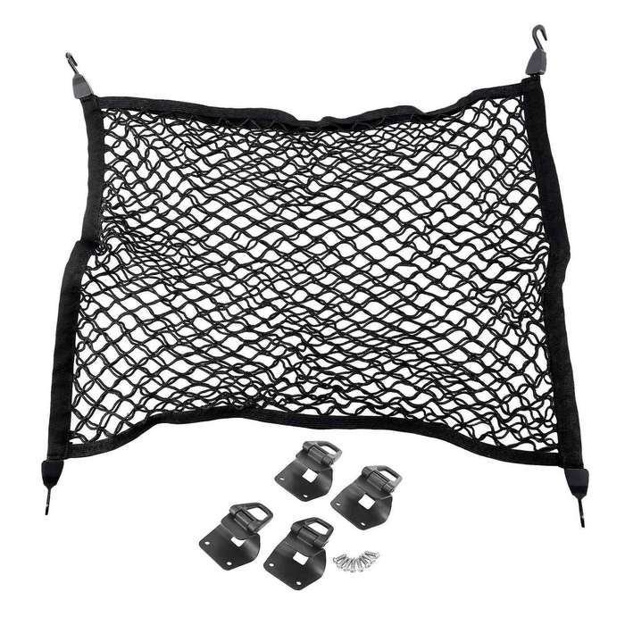 Car Trunk Net Luggage Storage Organizer Bag +Hook Up for Model Y 2020 2021 Car Accessories