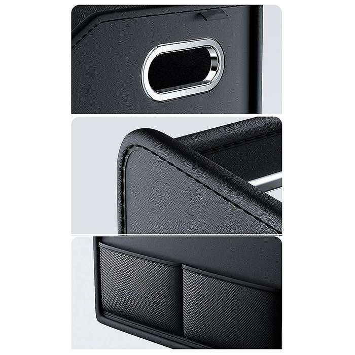 Car Trunk Organizer Folding Auto Trunk Storage Box Multi Compartment Storage Bins Stowing Tidying fo