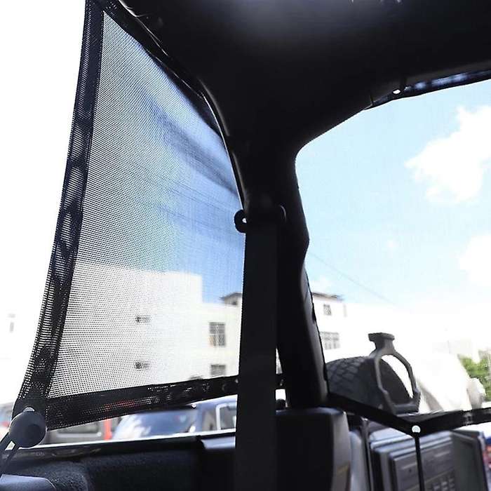 Car Trunk Sunshade Cover Anti UV Sun Protect Insulation Net Accessories for Wrangler JL 2018-2021 4D