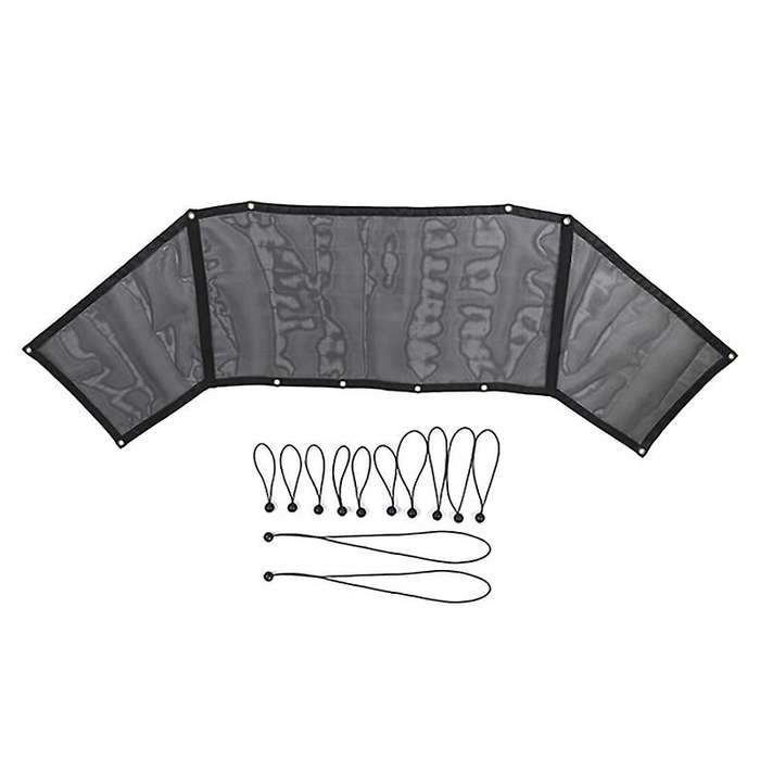 Car Trunk Sunshade Cover Anti UV Sun Protect Insulation Net Accessories for Wrangler JL 2018-2021 4D