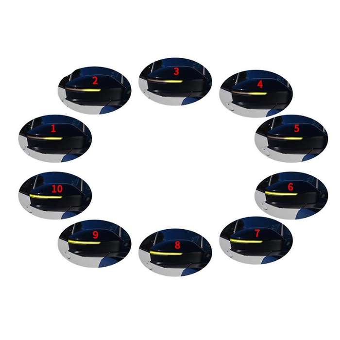 Car Turn Signal Light for Prius 60 Series 2023 Daytime Running Light Dynamic Indicator Mapping Light
