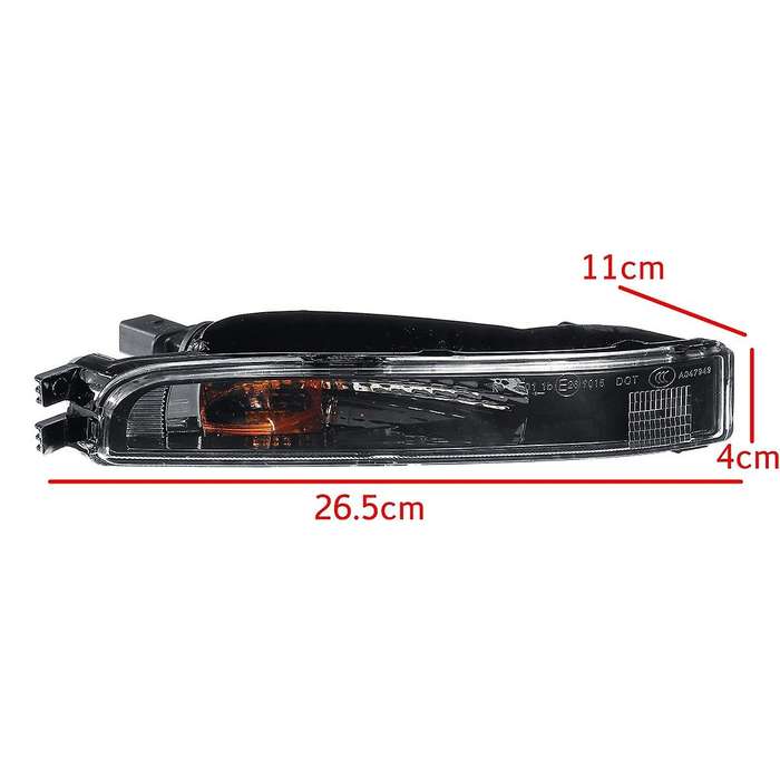 Car Turn Signal Light for 2012-2018 Front Bumper Left Side Marker Light Lamp 5C5953041A