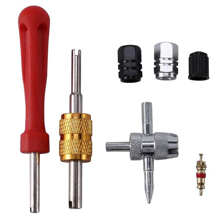 Car Tyre Valve Repair Tool Kit Motorcycles Installation Tools Electric Vehicles Accessoires Tyre Val