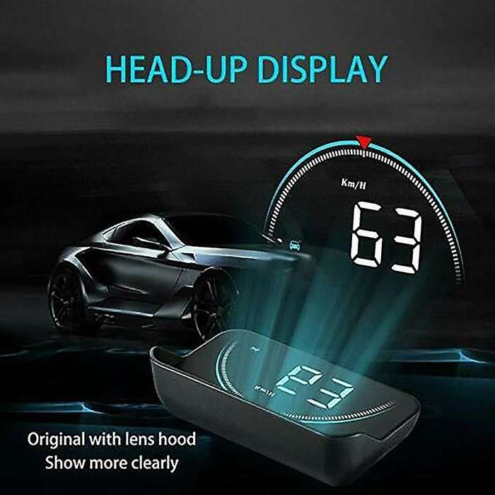 Car Universal HUD Head Up Display OBD II/GPS Interface,Car Speed Projector MPH meter Car Oil Consump