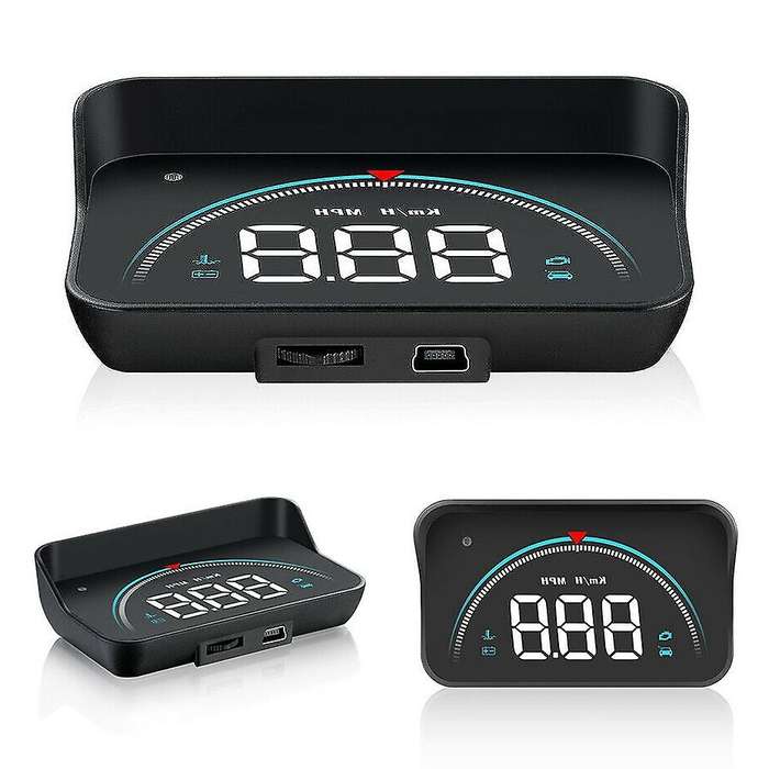Car Universal HUD Head Up Display OBD II/GPS Interface,Car Speed Projector MPH meter Car Oil Consump