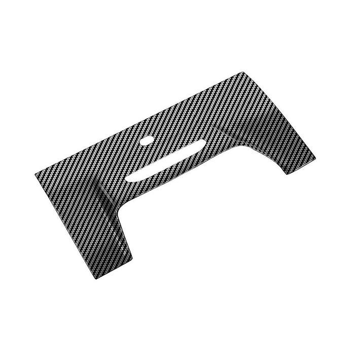 Car USB Charging Panel Trim Sticker for EV9 2023 2024 Central Control Air Outlet Lower Panel Carbon