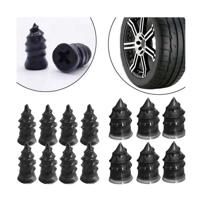 Car Vacuum Tyre Repair Nail Rubber Tire Puncture Repair Glue Free Motorcycle Tubeless Rubber Nails