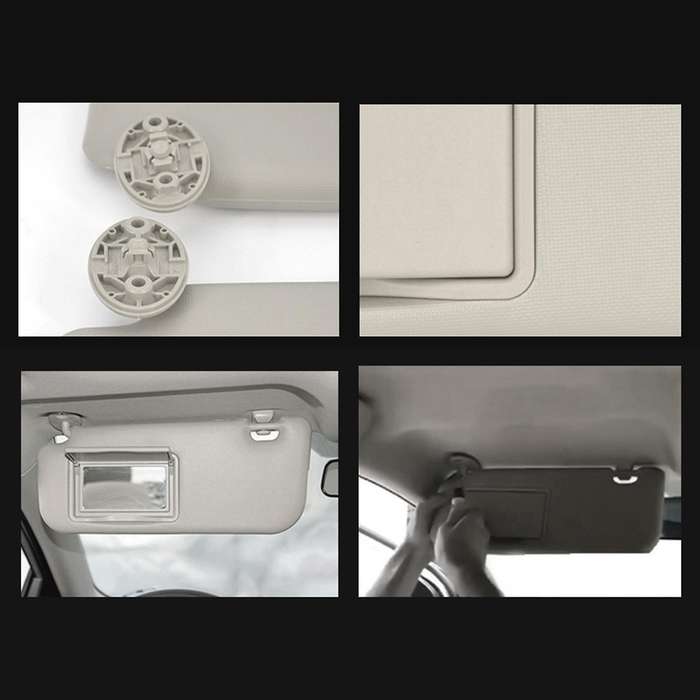 Car Visor Makeup Mirror Right for Levin 2014-2019 Windscreen Visor Auto Accessories Gray