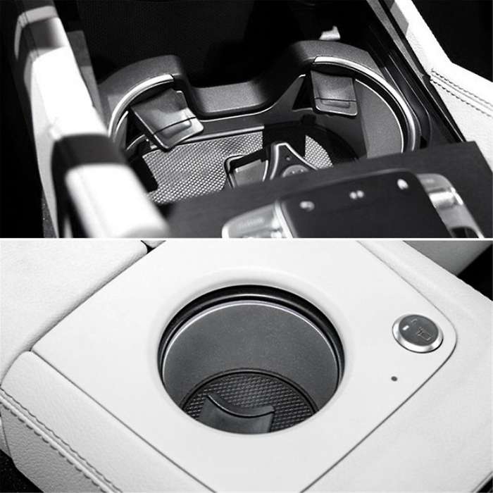 Car Water Cup Holder Car Center Console Drinks Cup Holder Left Support Fixing Buckle for W167 2020-2