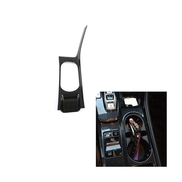 Car Water Cup Holder Cover Frame Trim for 2020-2022 Interior Accessories ,abs Carbon Fiber