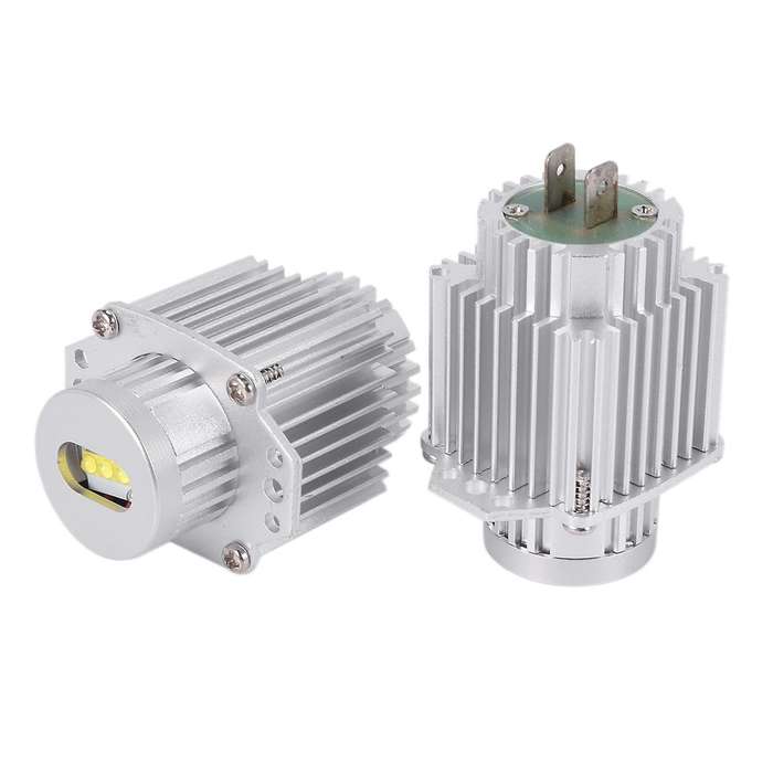 Car White 12V80W Angel Eye LED Headlight Bulb Lamp Suitable for - 3 Series E90 E91 2004-2009