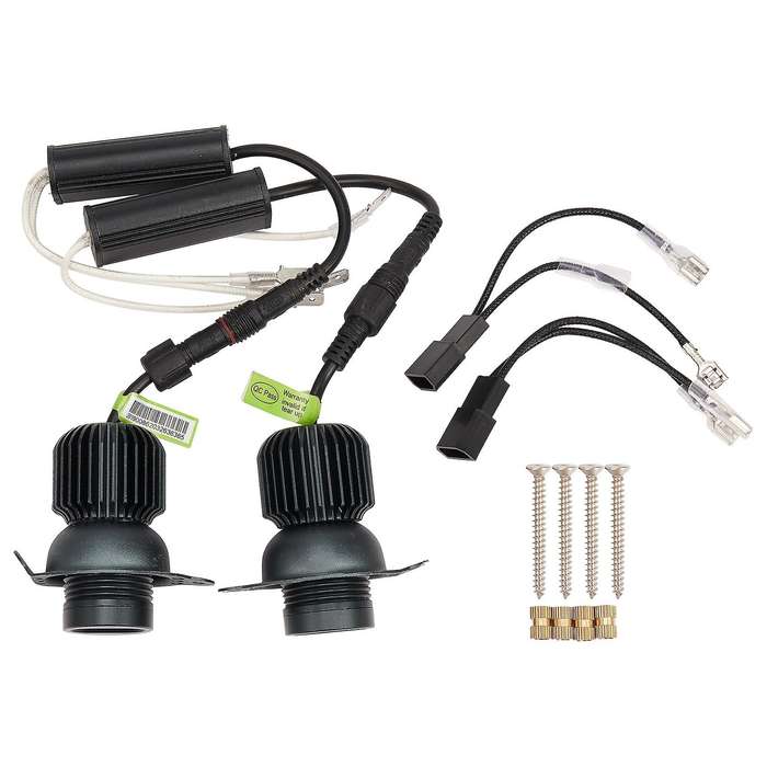 Car White 12V40W LED Angel Eye Headlight Angel Eye Aperture Suitable for - E90 E91 328I 335I 2009-20