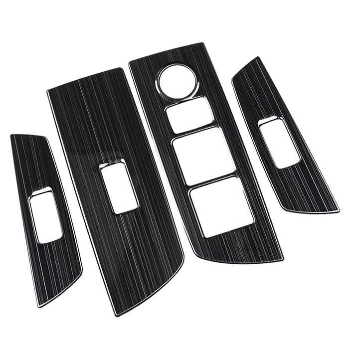 Car Window Glass Lift Button Switch Cover Trim Stainless Steel Door Armrest Panel for Cx9 -9 2022+