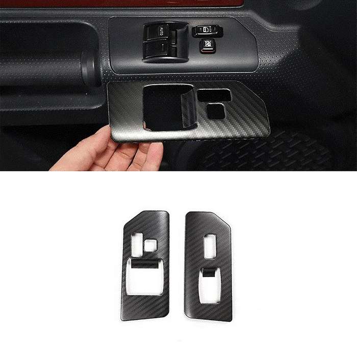 Car Window Glass Lift Button Switch Frame Cover Trim for 2007-2021