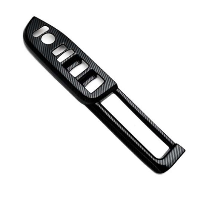Car Window Glass Lift Button Trim Switch Cover Door Armrest Panel for N-BOX JF5 JF6 2023 Carbon Fib