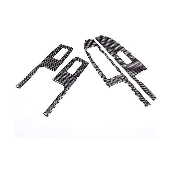 Car Window Lift Switch Frame Panel Cover Sticker Decoration for 2022 2023 Accessories - Soft Carbon