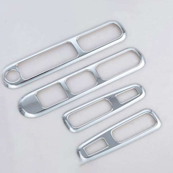 Car Window Lifter Panel Frame Decoration Cover Trim Sticker for 3008 2012 - 2015