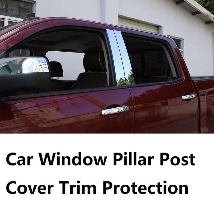 Car Window Pillar Post Cover Trim Protection for 2014-2018