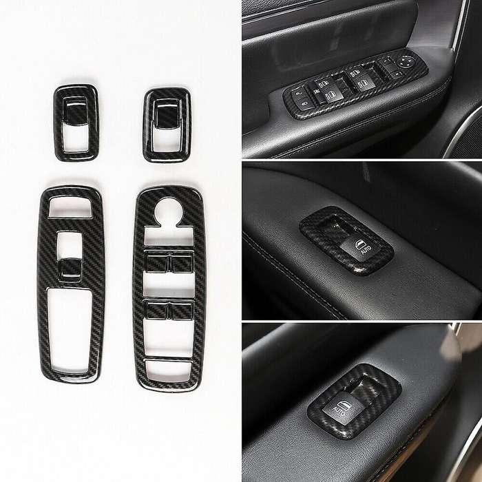 Car Window Switch Button Panel Frame for 2011-2020 Grand Journey Durango New and ABS High Quality