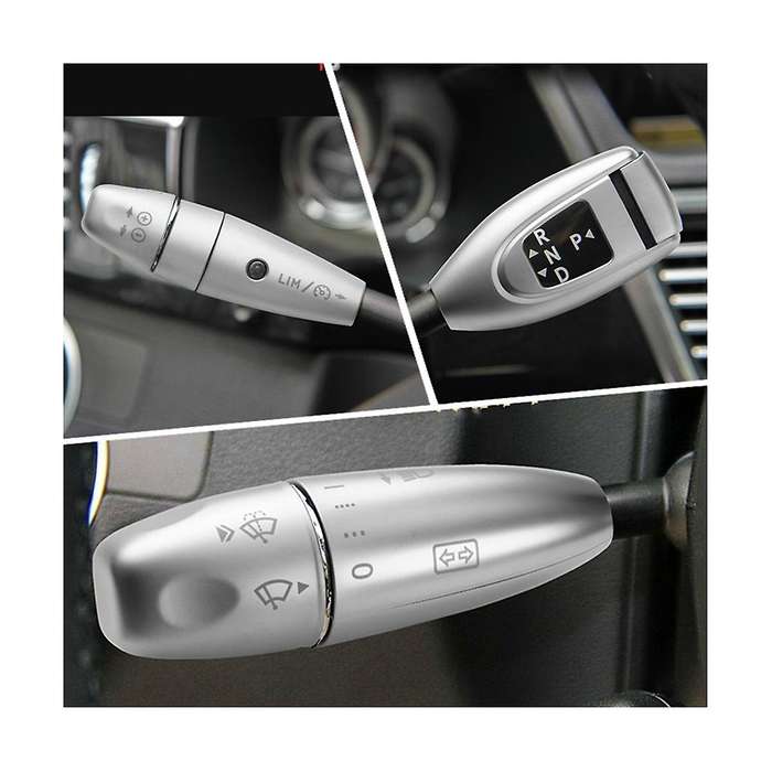 Car Wiper Shift Lever Cruise Sequins Cover Trim Stickers Interior Decals for S Class W221 2006-2013