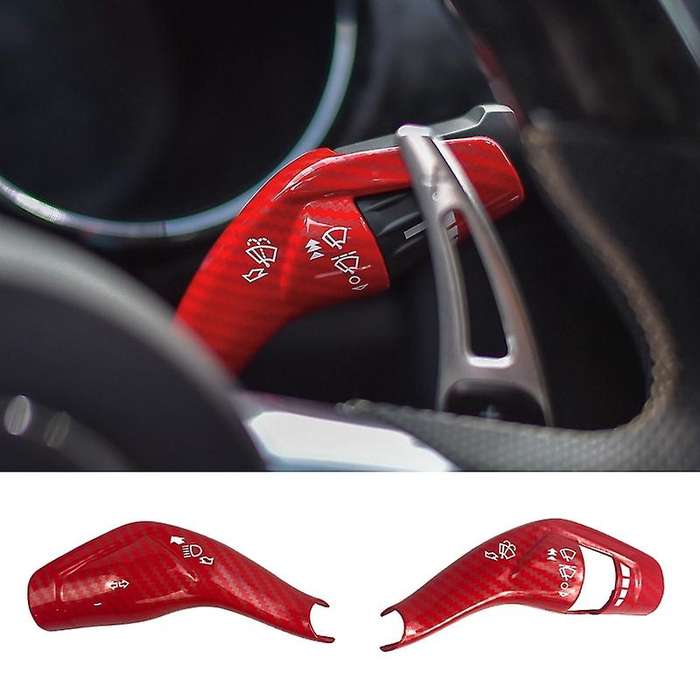 Car Wiper Shift Lever Rod Cover Decorative Sticker Trims Frame for 2015 2016 2017 2018 2019 2020, Re