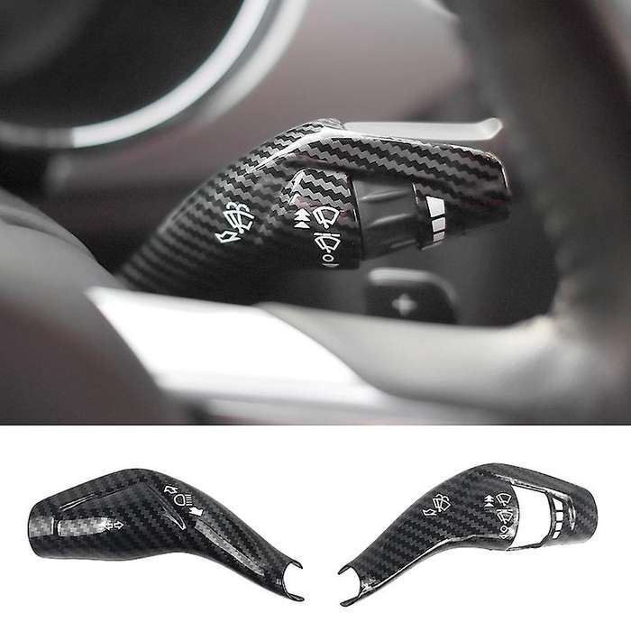 Car Wiper Shift Lever Rod Cover Decorative Sticker Trims Frame for 2015 2016 2017 2018 2019 2020, Bl