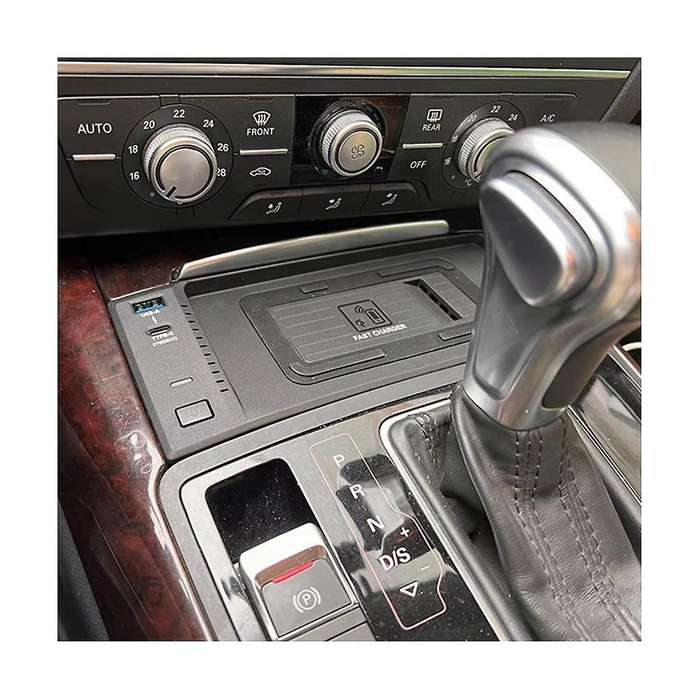Car Wireless Charger Charging Holder Fast Charing Accessories Plate for A6 A7 C7 Rs6 2012- 2018